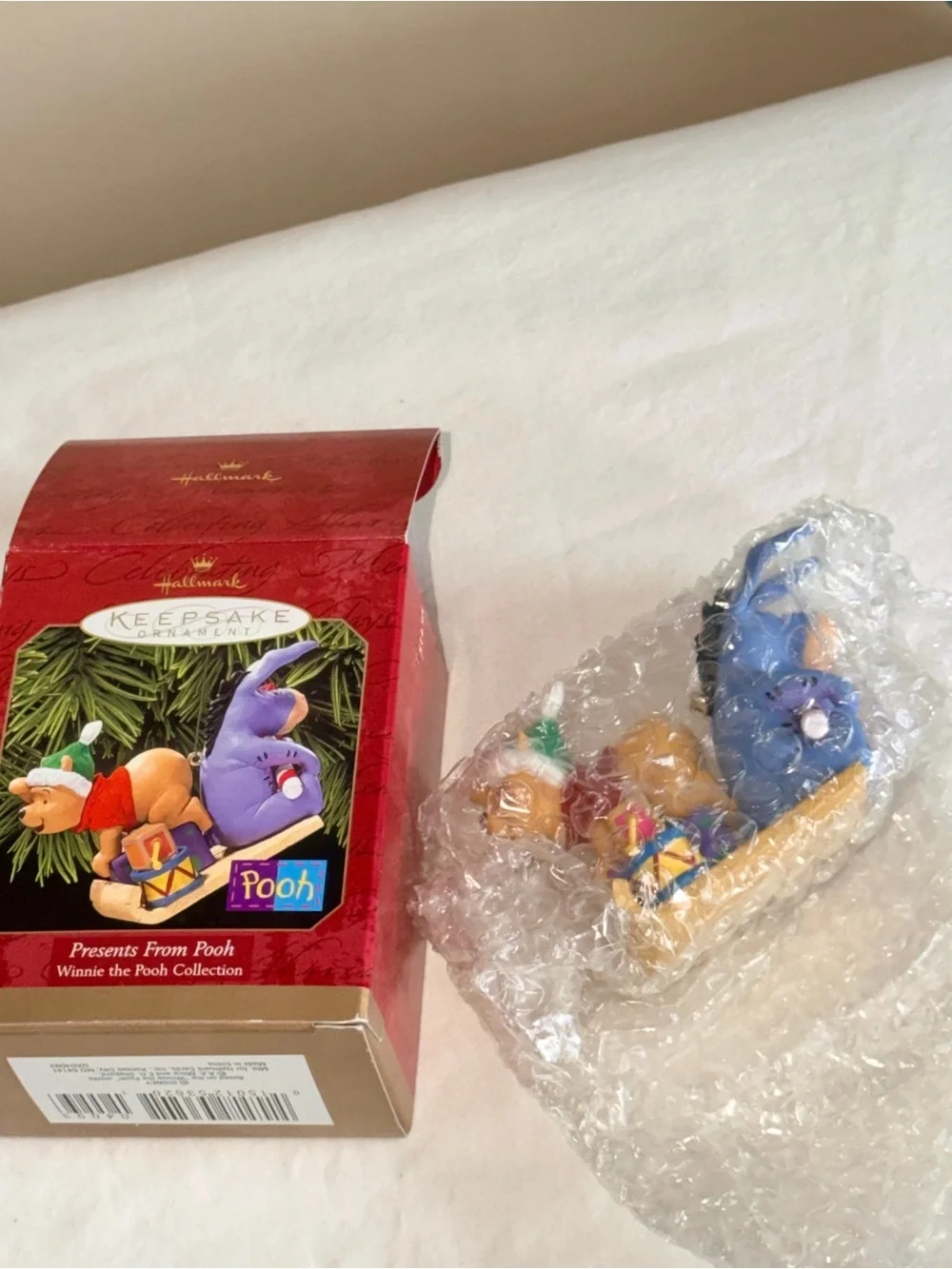 Hallmark Keepsake Presents From Pooh Ornament 1999 Winnie the Pooh Eeyore Disney